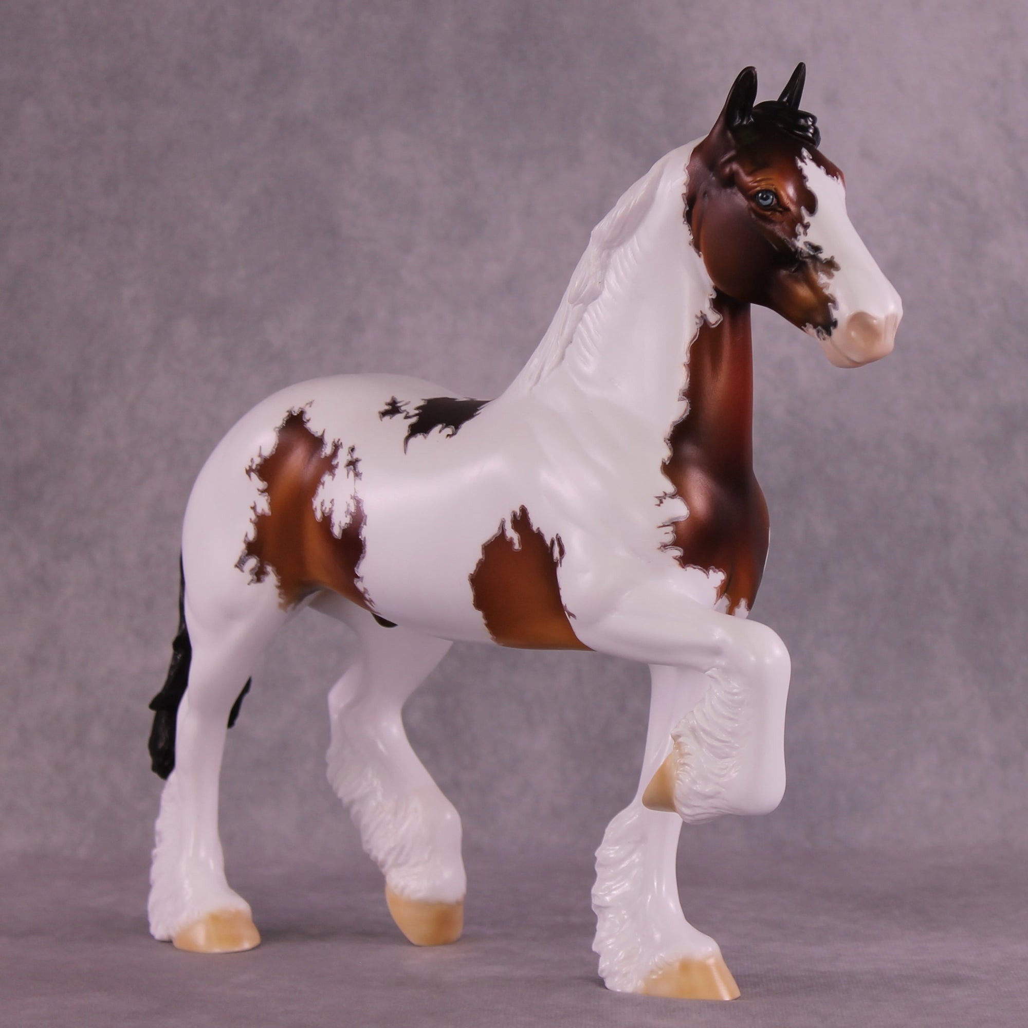 "Sir Trottington" OOAK FCM Trotting Drafter by Dawn Quick EQ25