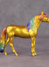 What People Want OOAK Gold with Rainbow Mane & Tail Andalusian Chip By Erin Corbett and Jess Hamill HS24