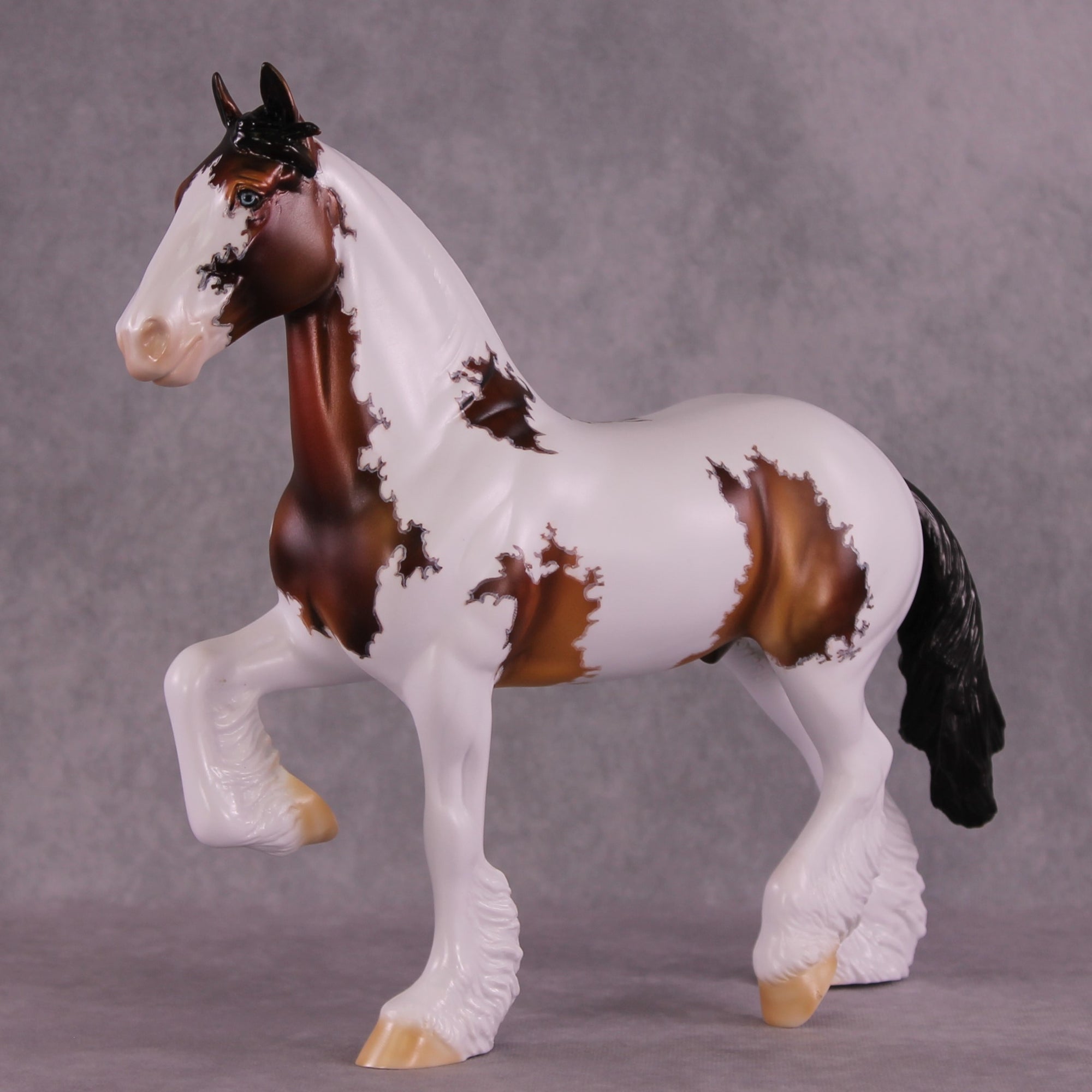 "Sir Trottington" OOAK FCM Trotting Drafter by Dawn Quick EQ25