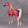 Sparkle Magic LE-9 Pink &amp; Gold Arab Stallion Painted By Angela Marleau Holiday Sale Run HS24