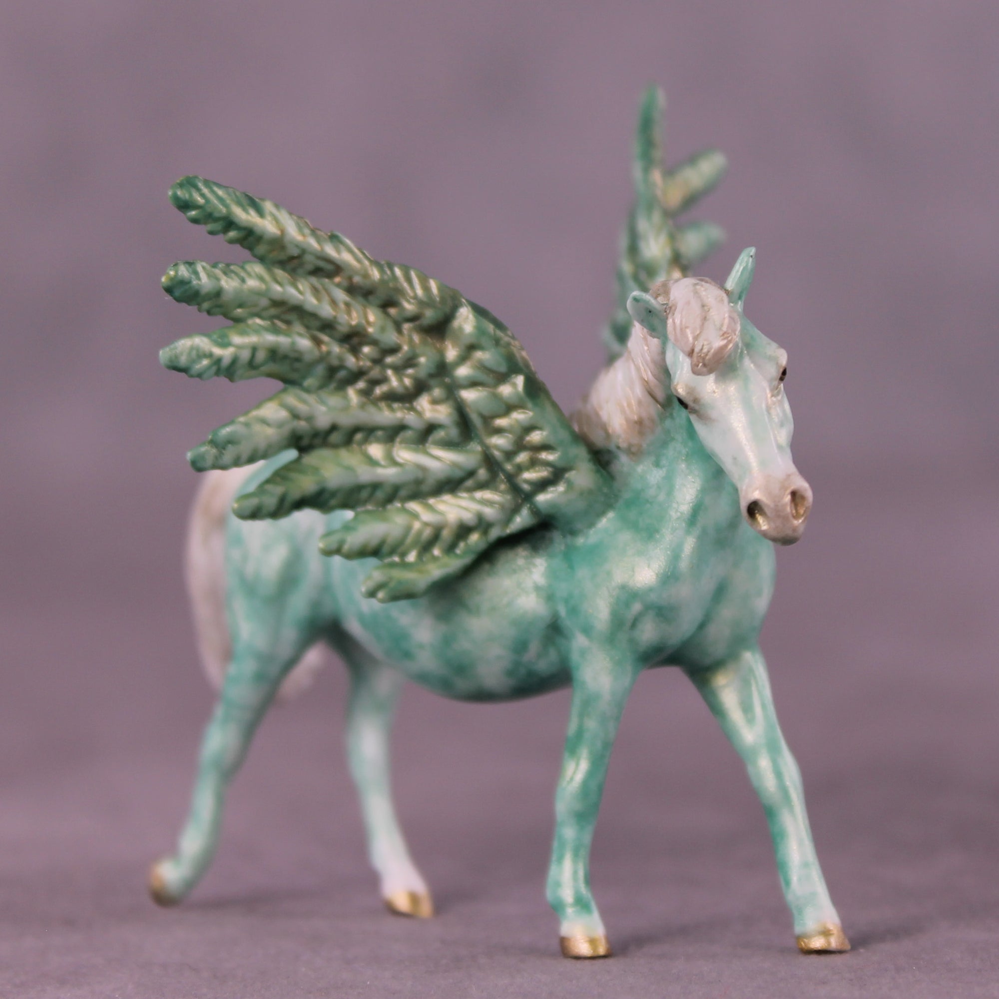 Ocean Mist OOAK FCM Chip Pony by Andrea Thomason MM25