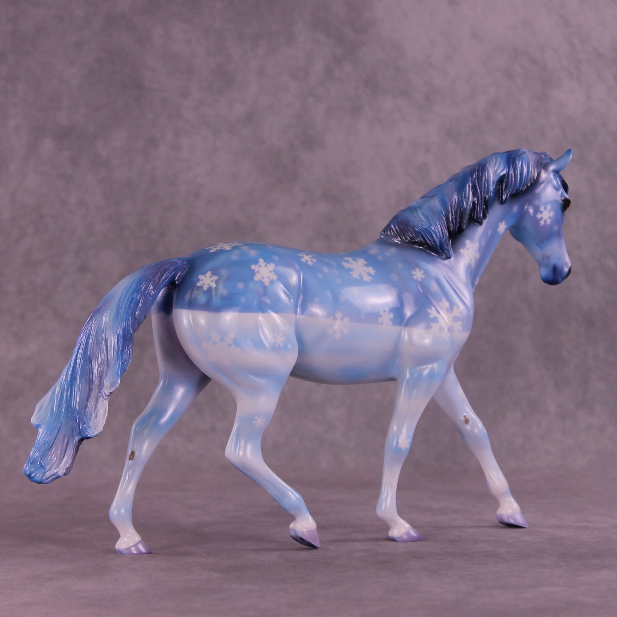 Little Snowman OOAK Pony by Enrique Duarte DDOOAKs25