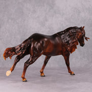 Farandi LE-15 Liver Chestnut Custom Running Stock Horse By Ashley Palmer Holiday Sale Run HS24