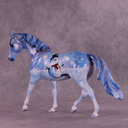Little Snowman OOAK Pony by Enrique Duarte DDOOAKs25