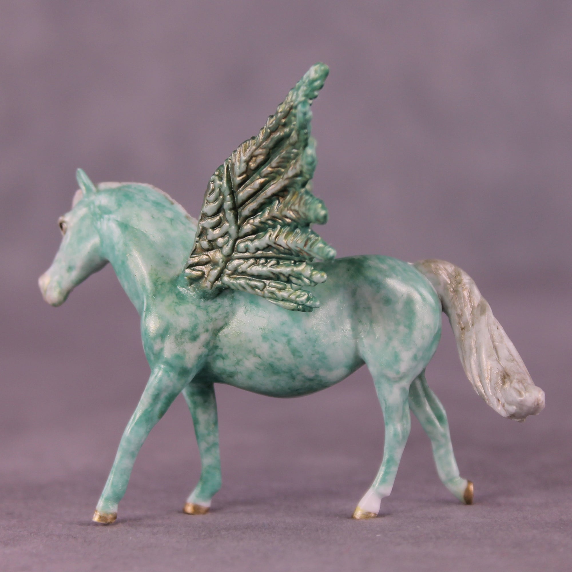 Ocean Mist OOAK FCM Chip Pony by Andrea Thomason MM25