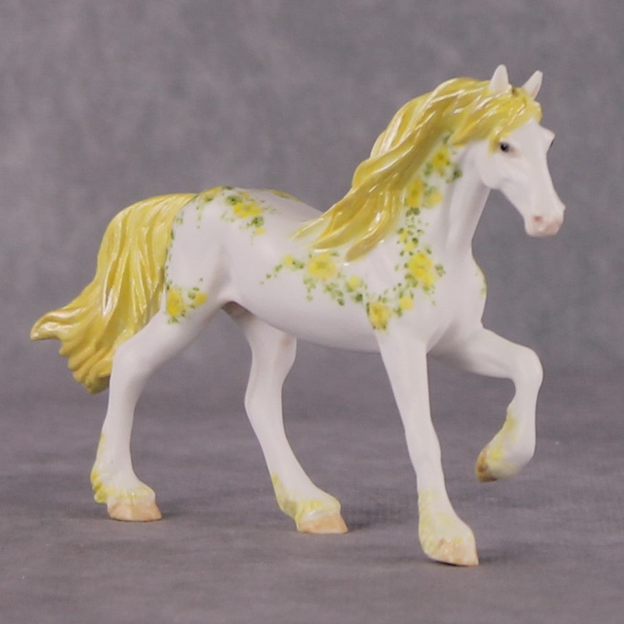 "Topaz Jewel" FCM OOAK Friesian Chip By Andrea Thomason