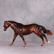 Farandi LE-15 Liver Chestnut Custom Running Stock Horse By Ashley Palmer Holiday Sale Run HS24