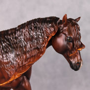 Farandi LE-15 Liver Chestnut Custom Running Stock Horse By Ashley Palmer Holiday Sale Run HS24