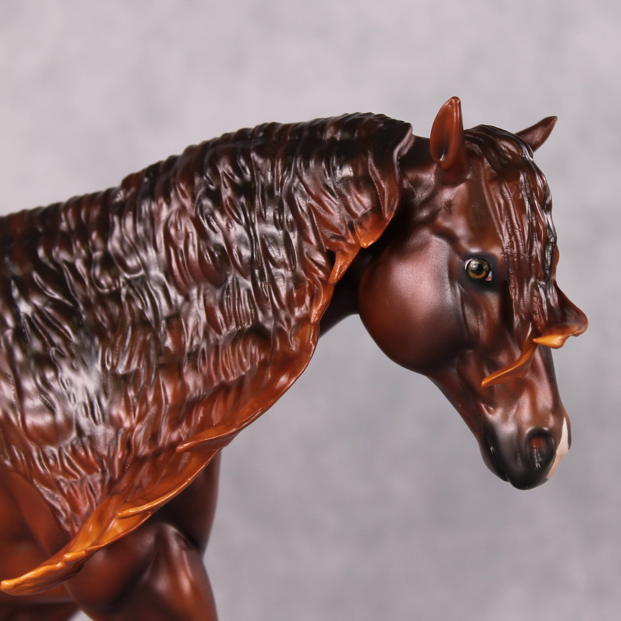 Farandi LE-15 Liver Chestnut Custom Running Stock Horse By Ashley Palmer Holiday Sale Run HS24