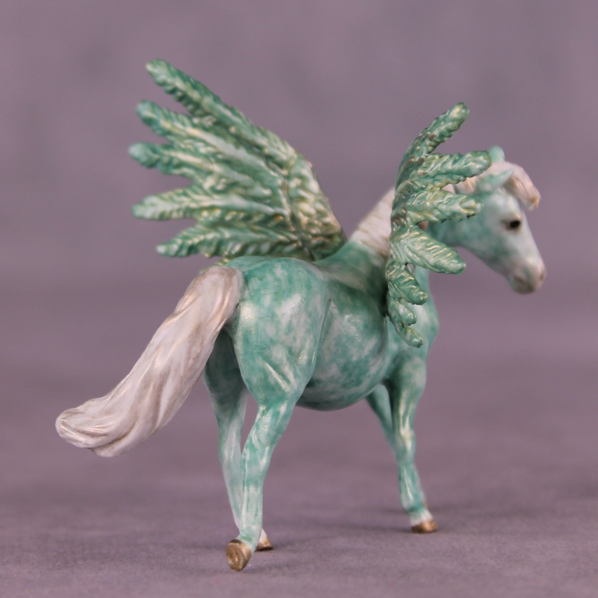 Ocean Mist OOAK FCM Chip Pony by Andrea Thomason MM25