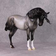 Winter Wizard LE-5 Pearly Blue Roan with Lacing Extreme Custom Andalusian by Ellen Robbins Holiday Sale Run HS24
