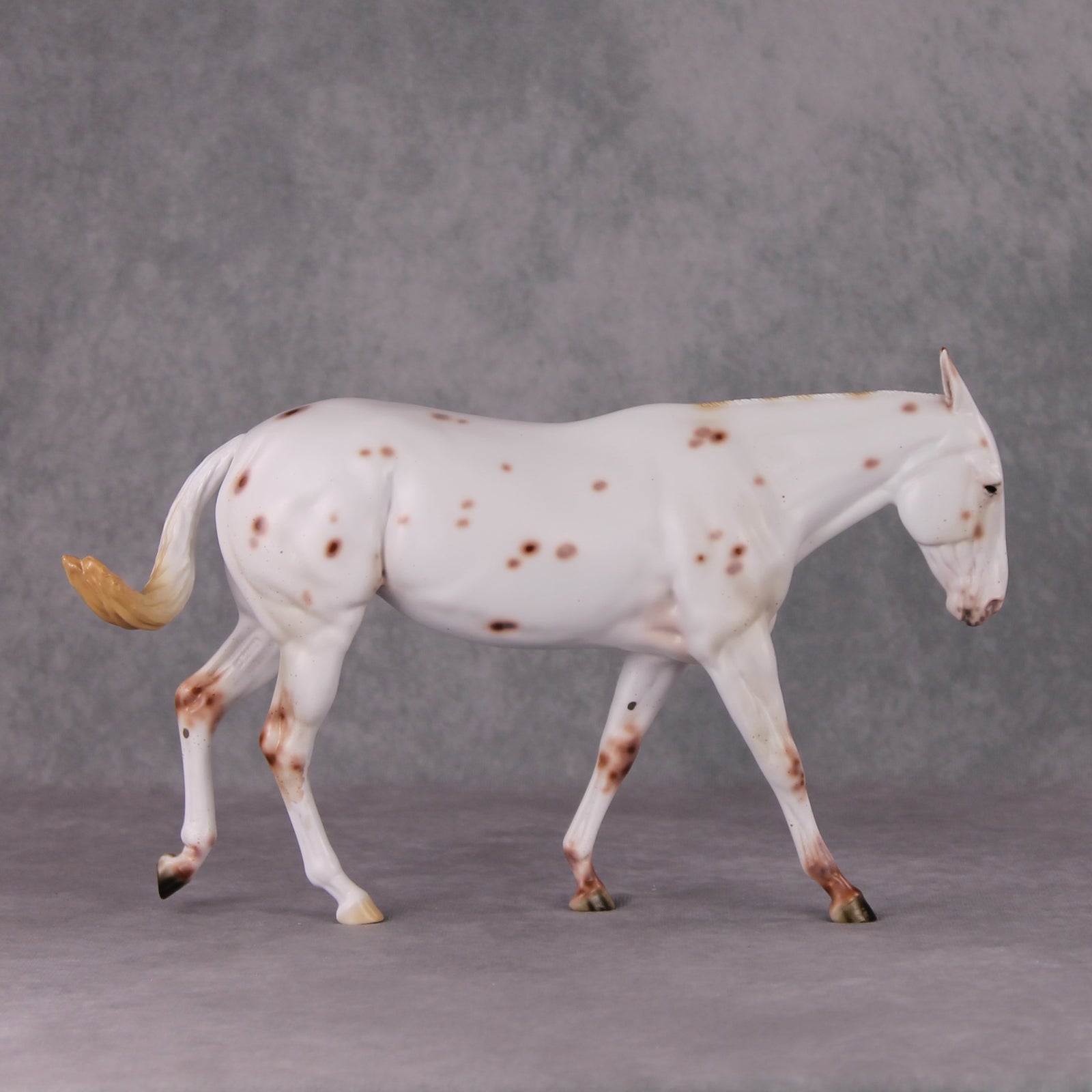 Spice Drop LE-3 Chestnut Leopard Appy Pinned Eared Mule by Ellen Robbins Holiday Sale Run HS24
