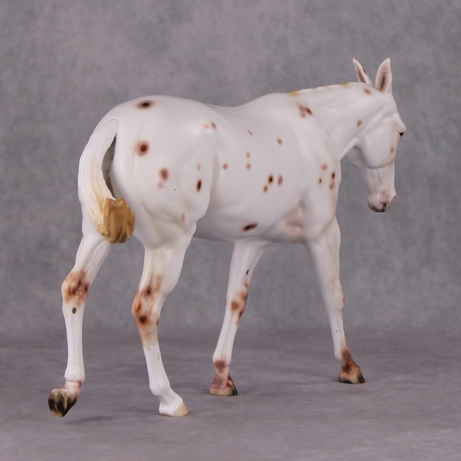Spice Drop LE-3 Chestnut Leopard Appy Pinned Eared Mule by Ellen Robbins Holiday Sale Run HS24