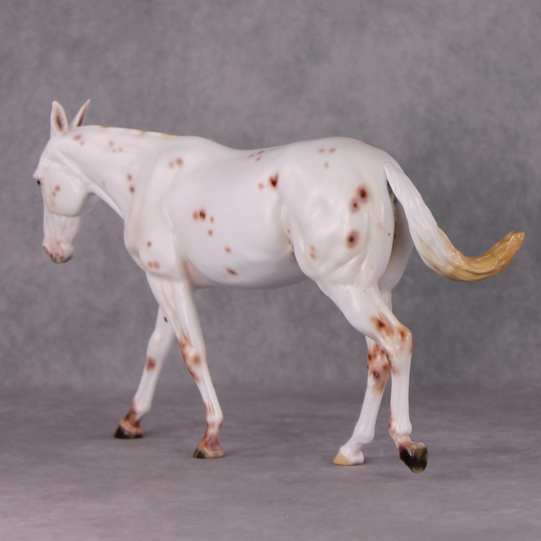 Spice Drop LE-3 Chestnut Leopard Appy Pinned Eared Mule by Ellen Robbins Holiday Sale Run HS24