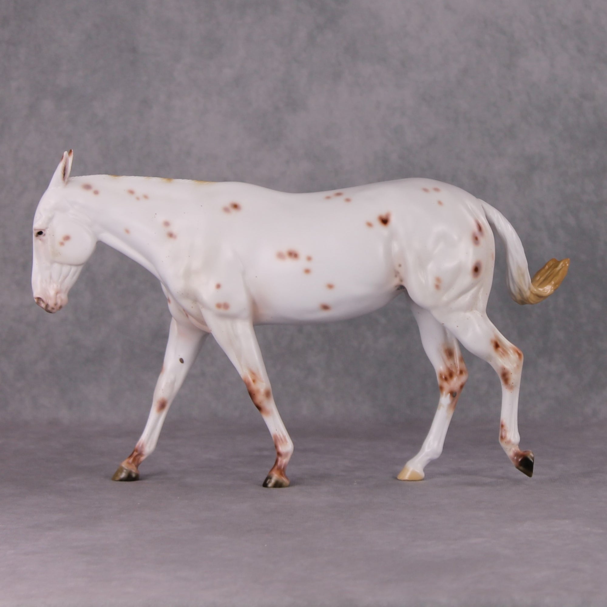 Spice Drop LE-3 Chestnut Leopard Appy Pinned Eared Mule by Ellen Robbins Holiday Sale Run HS24