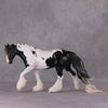 Hyperborea LE-10 Black Tobiano W/ Braided Mane &amp; Forelock Irish Cob By Jess Hamill Holiday Sale Run HS24