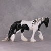 Hyperborea LE-10 Black Tobiano W/ Braided Mane &amp; Forelock Irish Cob By Jess Hamill Holiday Sale Run HS24