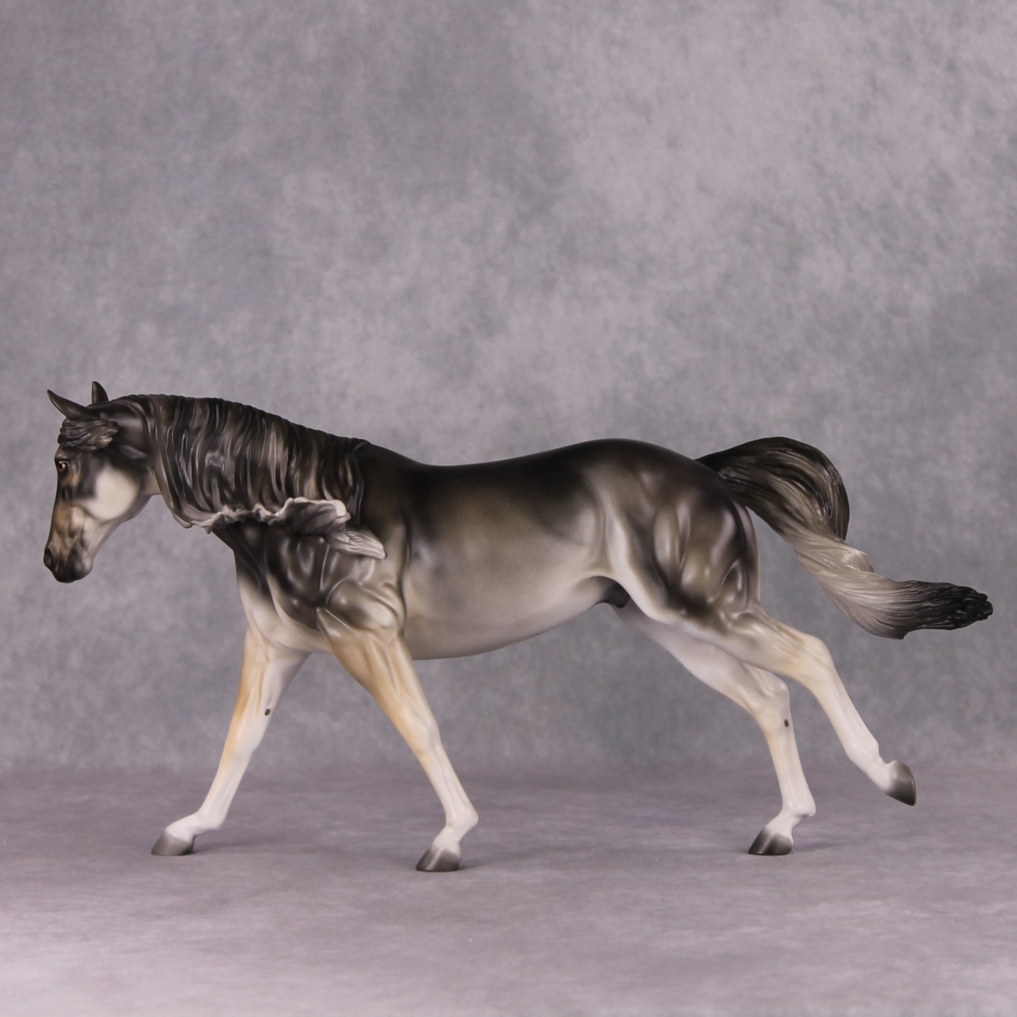 Odin LE 12 Grey Custom Running Stock Horse Painted By Jess Hamill Holiday Sale Run HS24
