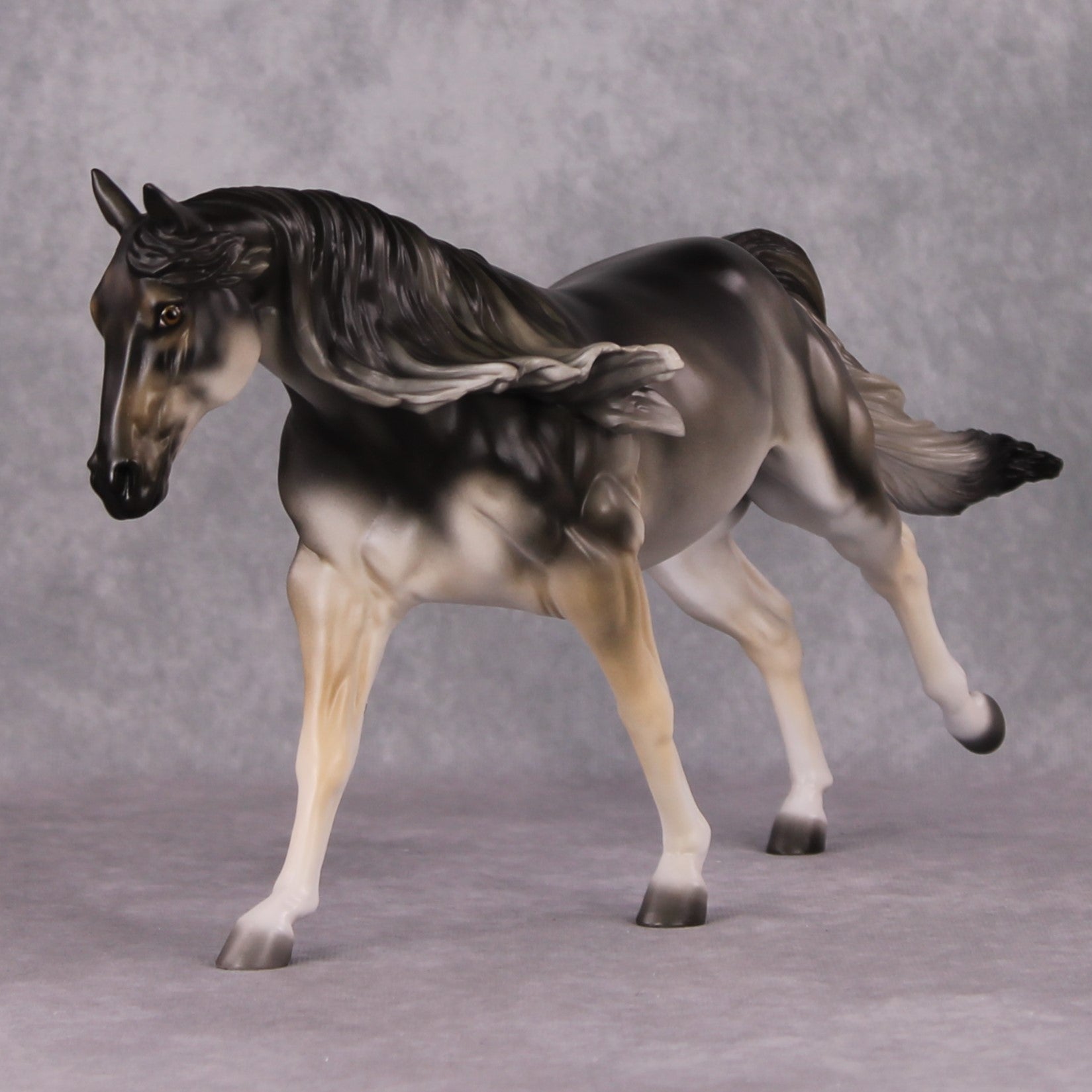 Odin LE 12 Grey Custom Running Stock Horse Painted By Jess Hamill Holiday Sale Run HS24