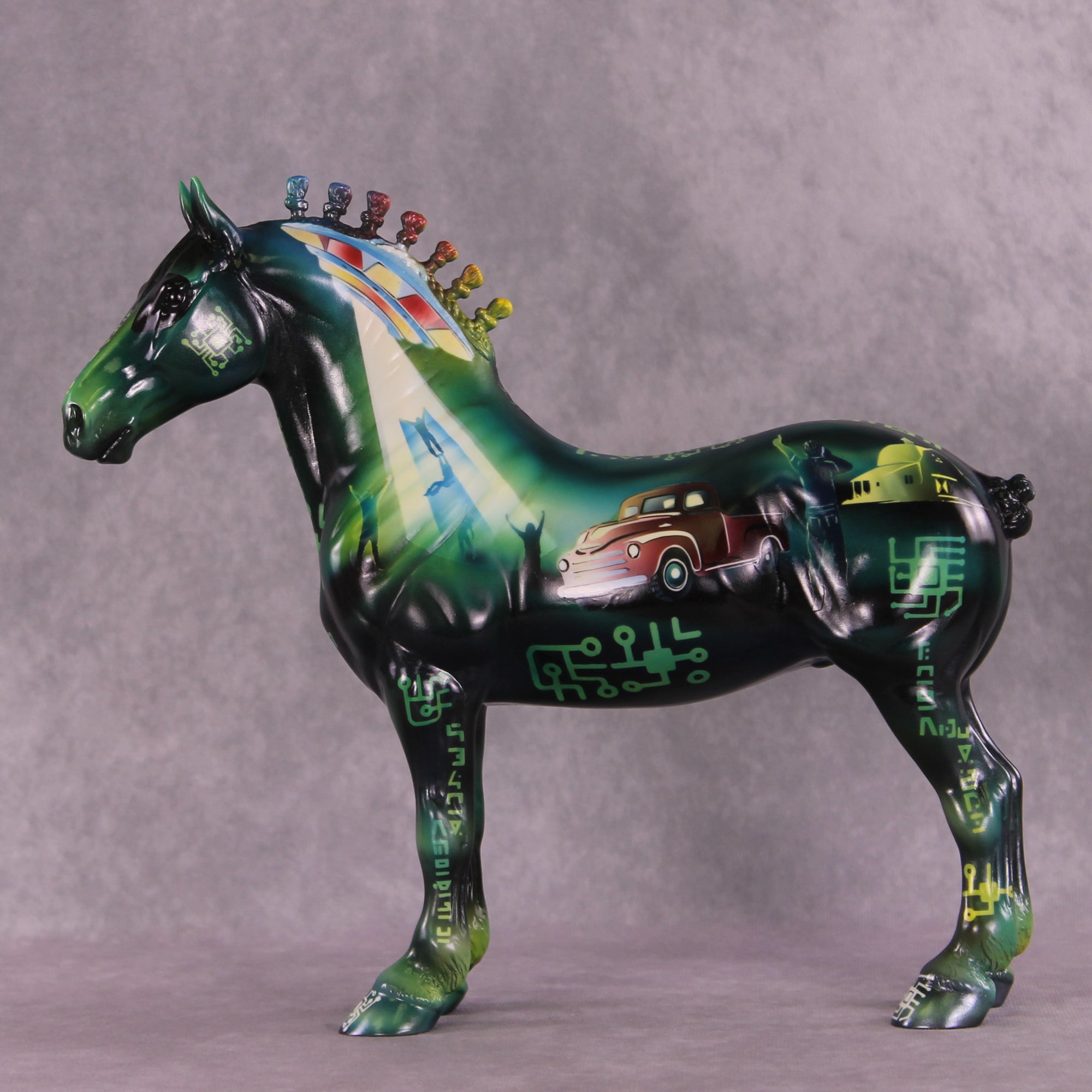 Abduction Night OOAK Standing Drafter by Kike (Enrique) Duarte DDOOAKs25