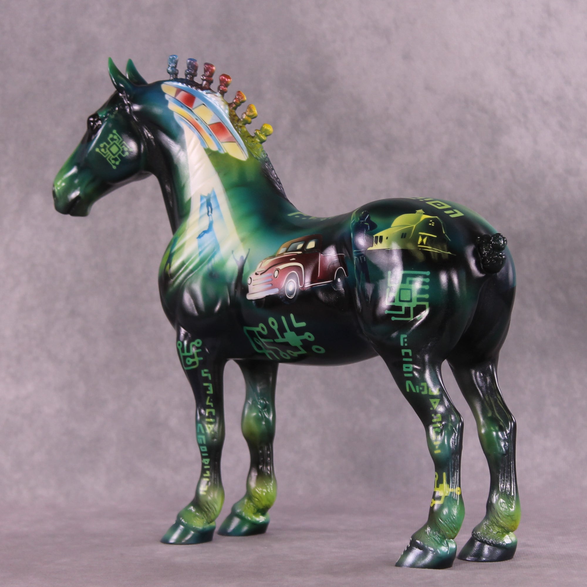 Abduction Night OOAK Standing Drafter by Kike (Enrique) Duarte DDOOAKs25