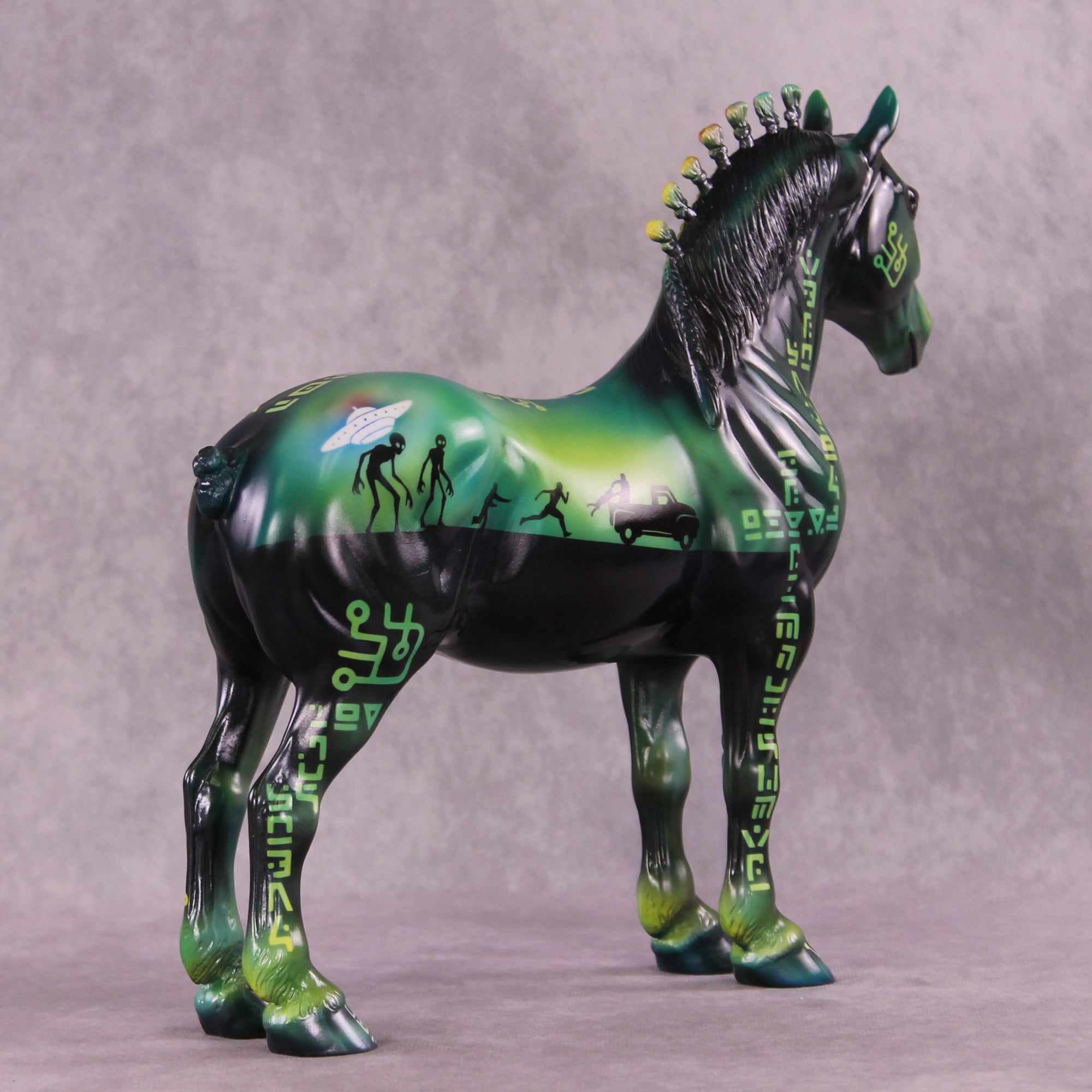 Abduction Night OOAK Standing Drafter by Kike (Enrique) Duarte DDOOAKs25