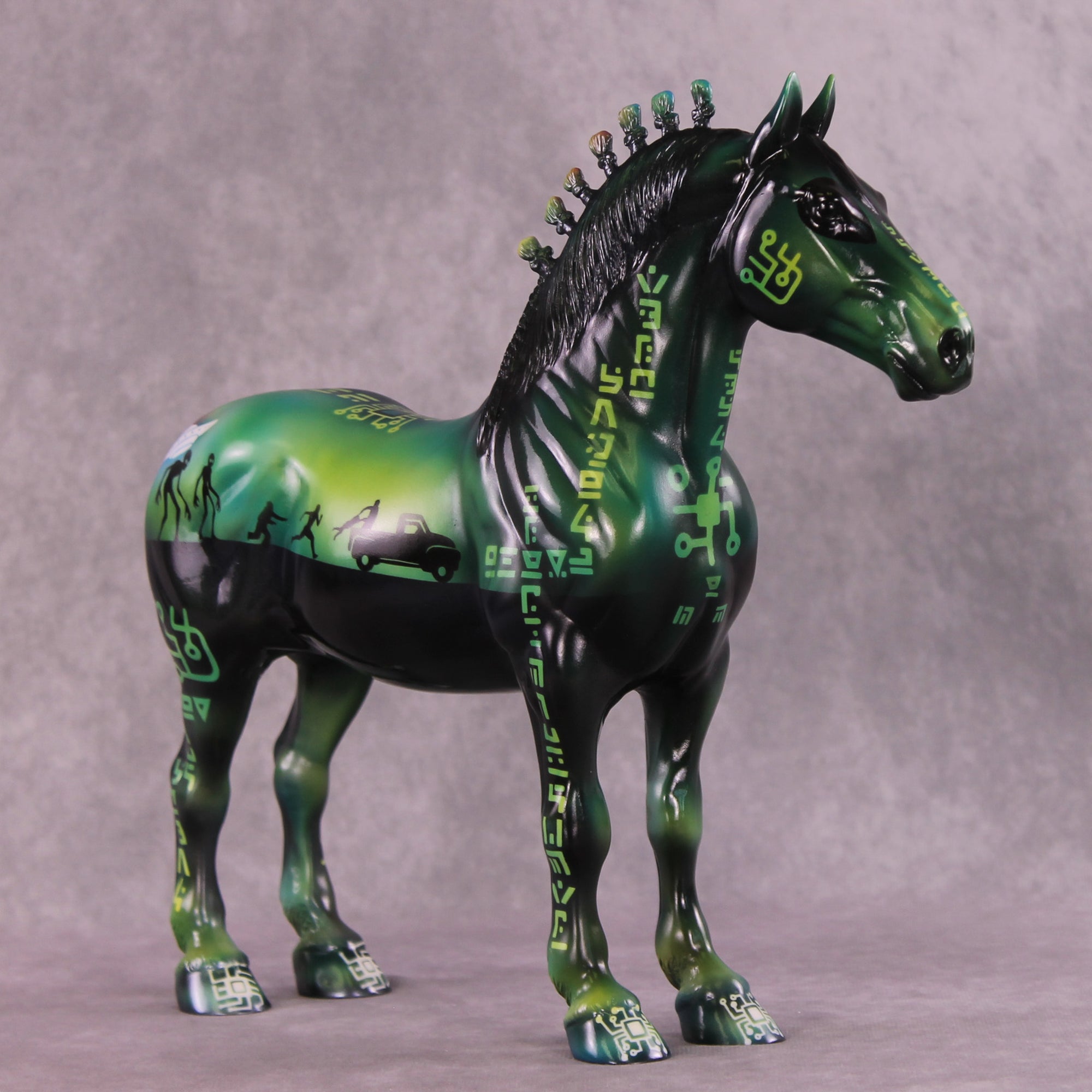 Abduction Night OOAK Standing Drafter by Kike (Enrique) Duarte DDOOAKs25