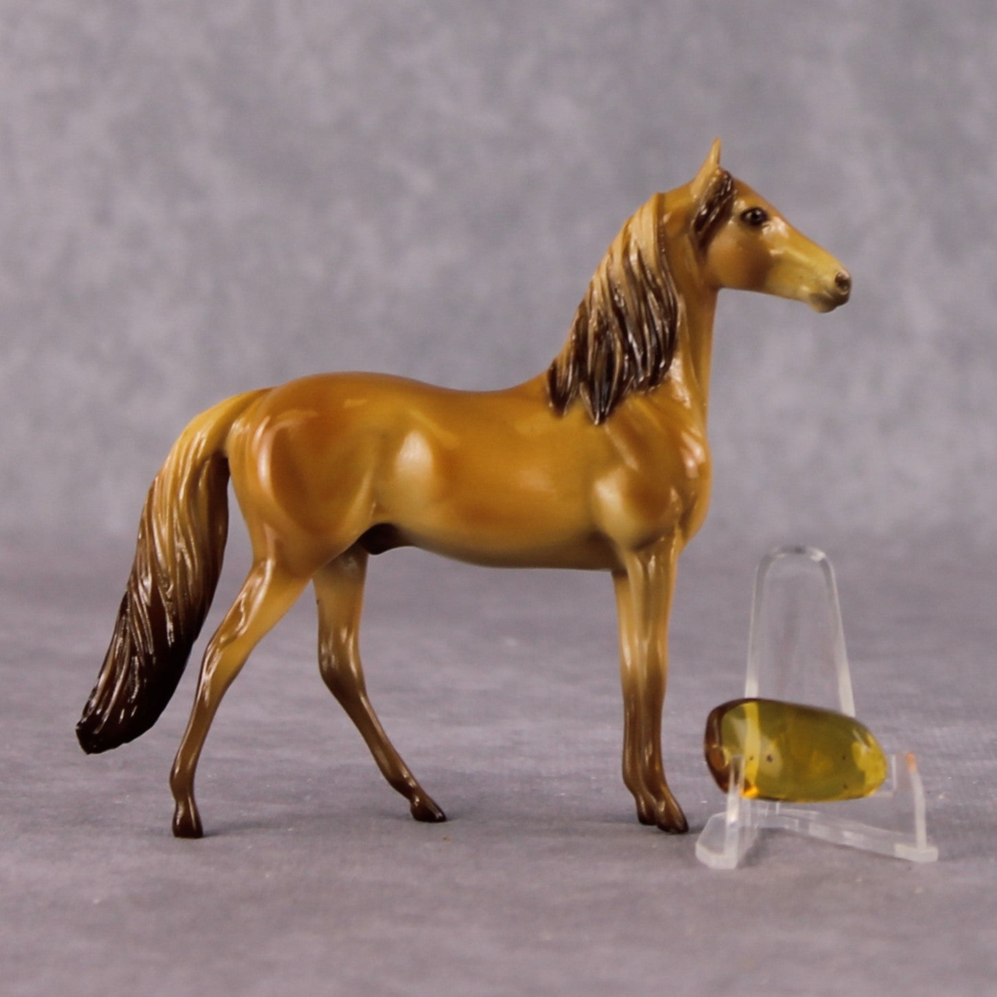 “National Take A Walk in a Park Day” Rock Chips: OOAK Morgan Chip based on Amber by Ellen Robbins