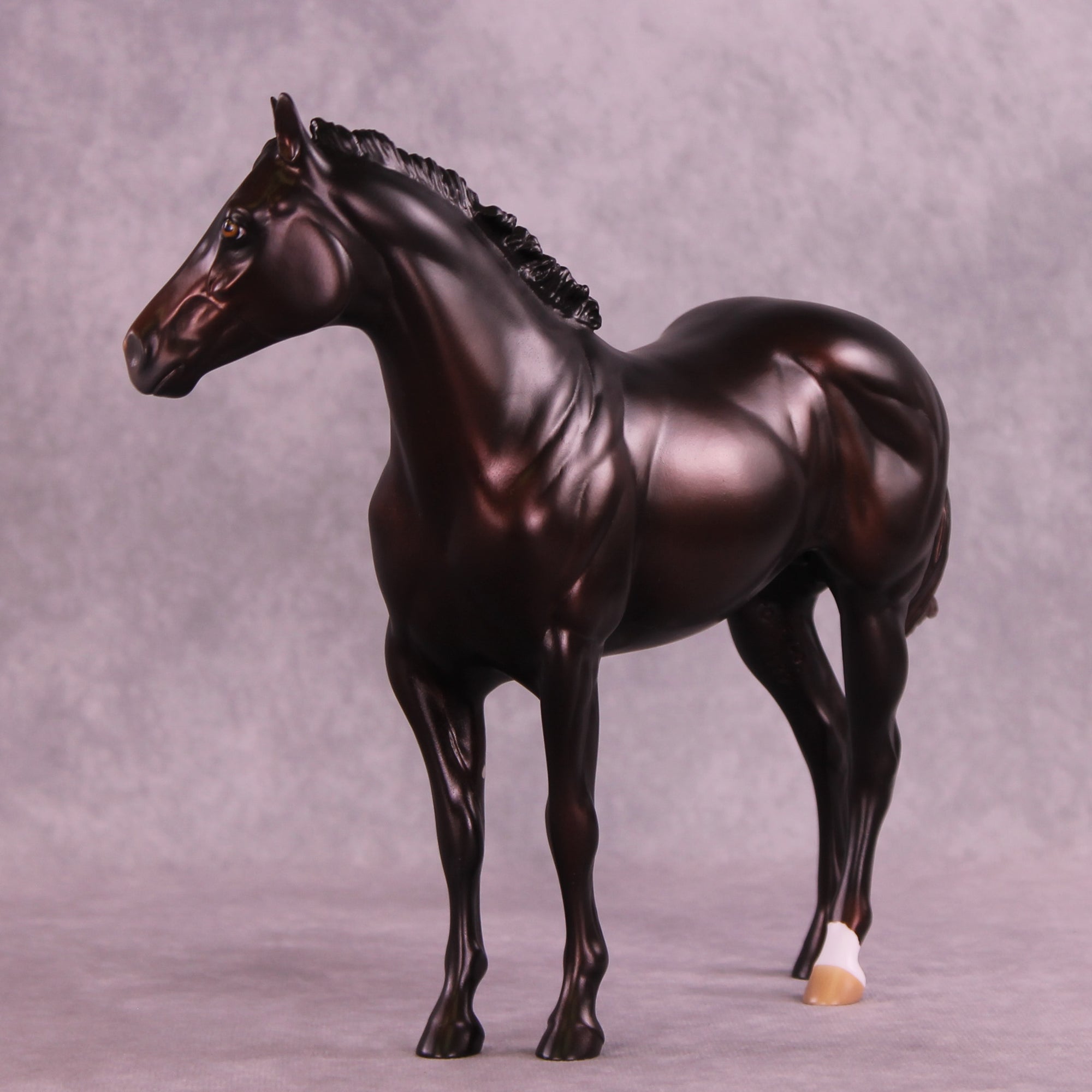 Tall, Dark, and Handsome OOAK FCM Ideal Stock Horse by Anna Rieck DDOOAKs25