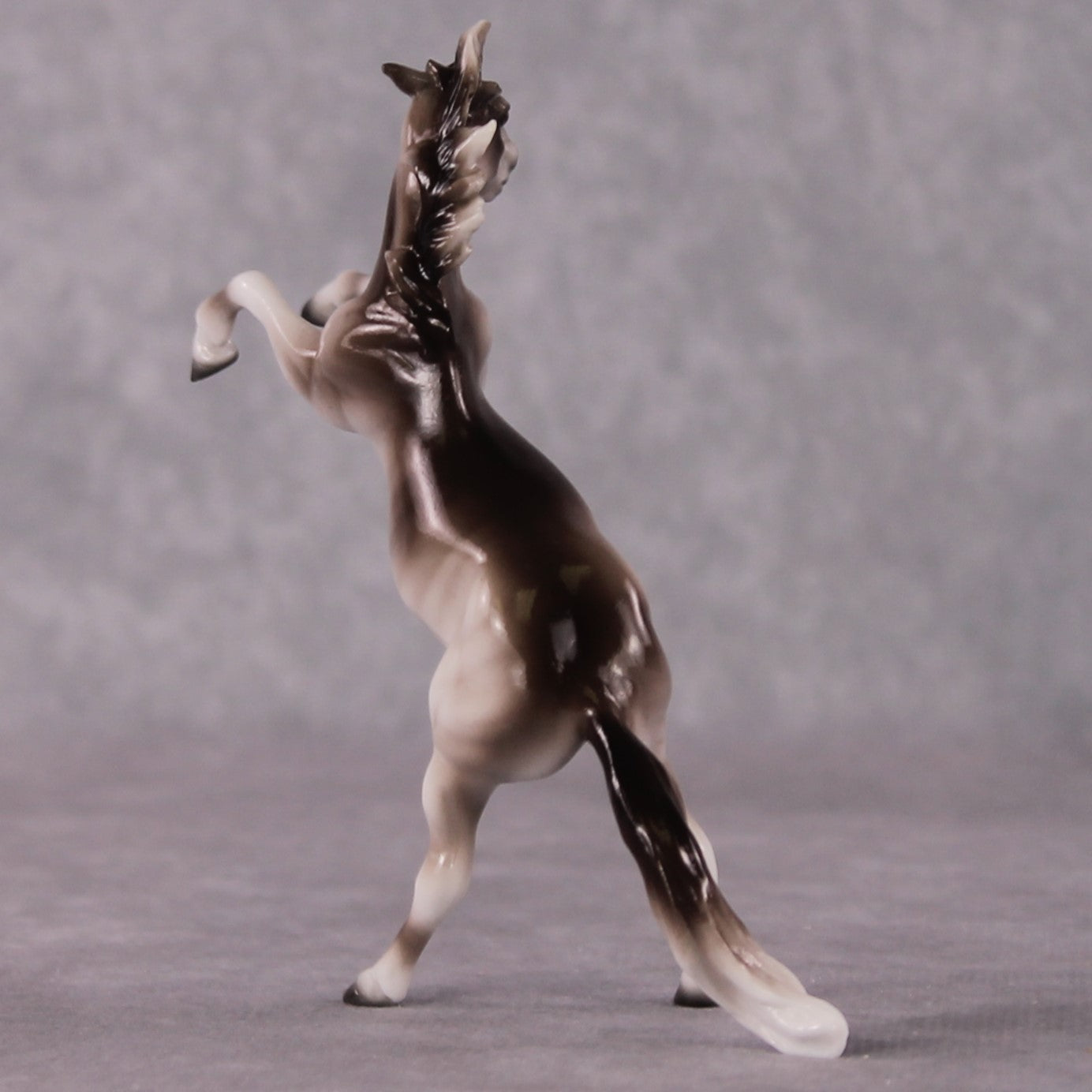 “National Take A Walk in a Park Day” Rock Chips: OOAK Rearing Chip based on Smoky Quartz by Ellen Robbins