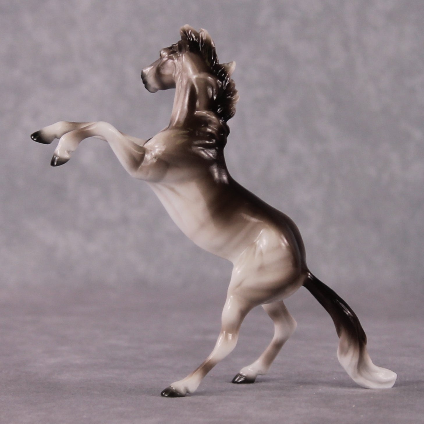 “National Take A Walk in a Park Day” Rock Chips: OOAK Rearing Chip based on Smoky Quartz by Ellen Robbins