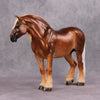 Chalk It Up OOAK Dappled Flaxen Chestnut Custom Heavy Draft with Chalked Mane &amp; Tail By Maggie Jenner-Bennett Best Offers 12/10/24