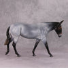 Excited Dolphin Noises OOAK Blue Roan Mule By Amanda Brock Best Offers 12/10/24