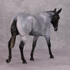 Excited Dolphin Noises OOAK Blue Roan Mule By Amanda Brock Best Offers 12/10/24