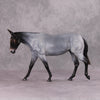 Excited Dolphin Noises OOAK Blue Roan Mule By Amanda Brock Best Offers 12/10/24