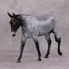 Excited Dolphin Noises OOAK Blue Roan Mule By Amanda Brock Best Offers 12/10/24