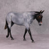 Excited Dolphin Noises OOAK Blue Roan Mule By Amanda Brock Best Offers 12/10/24