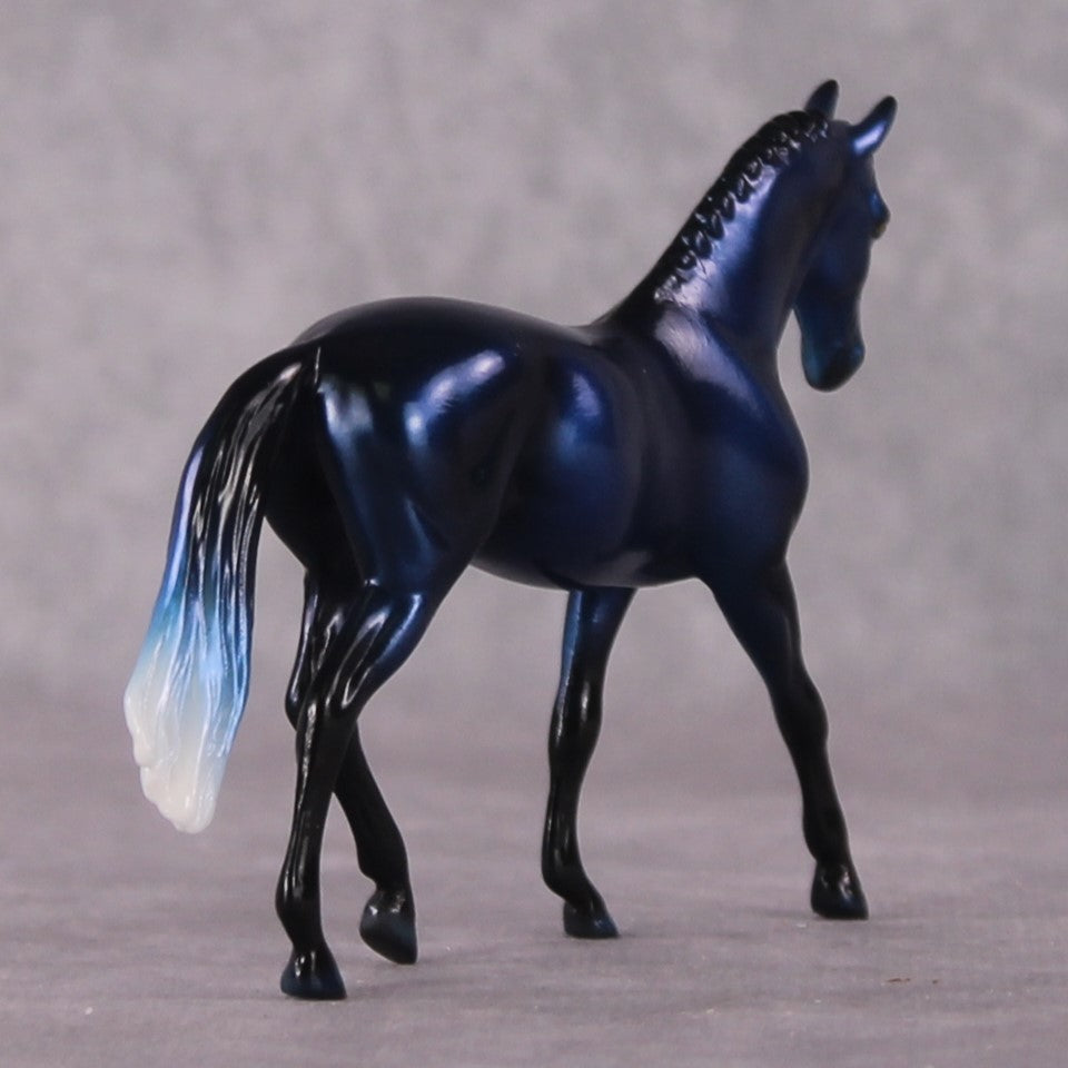 “National Take A Walk in a Park Day” Rock Chips: OOAK Warmblood Chip based on Azurite by Ellen Robbins