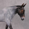 Excited Dolphin Noises OOAK Blue Roan Mule By Amanda Brock Best Offers 12/10/24