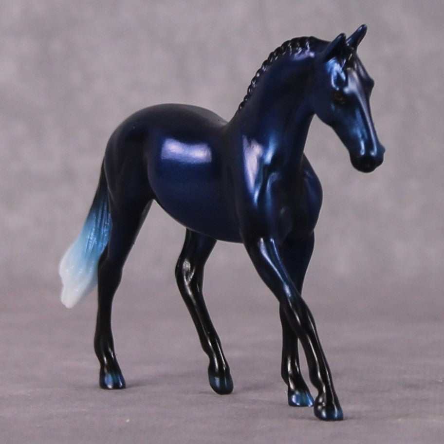 “National Take A Walk in a Park Day” Rock Chips: OOAK Warmblood Chip based on Azurite by Ellen Robbins