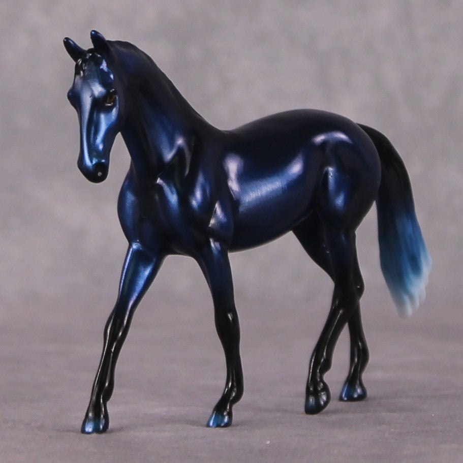 “National Take A Walk in a Park Day” Rock Chips: OOAK Warmblood Chip based on Azurite by Ellen Robbins