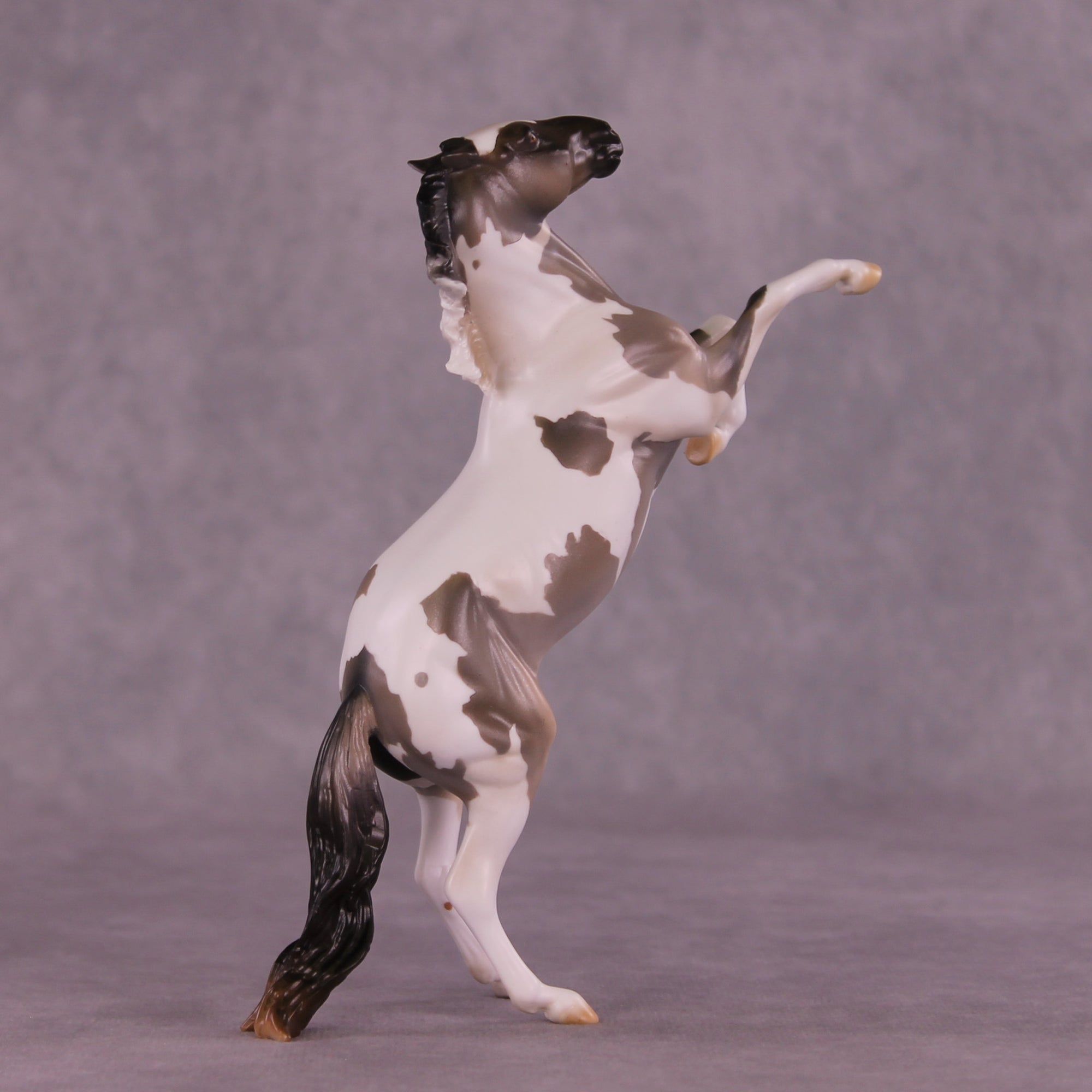 Basil OOAK Pebble Rearing Horse by Mindy Berg SS925