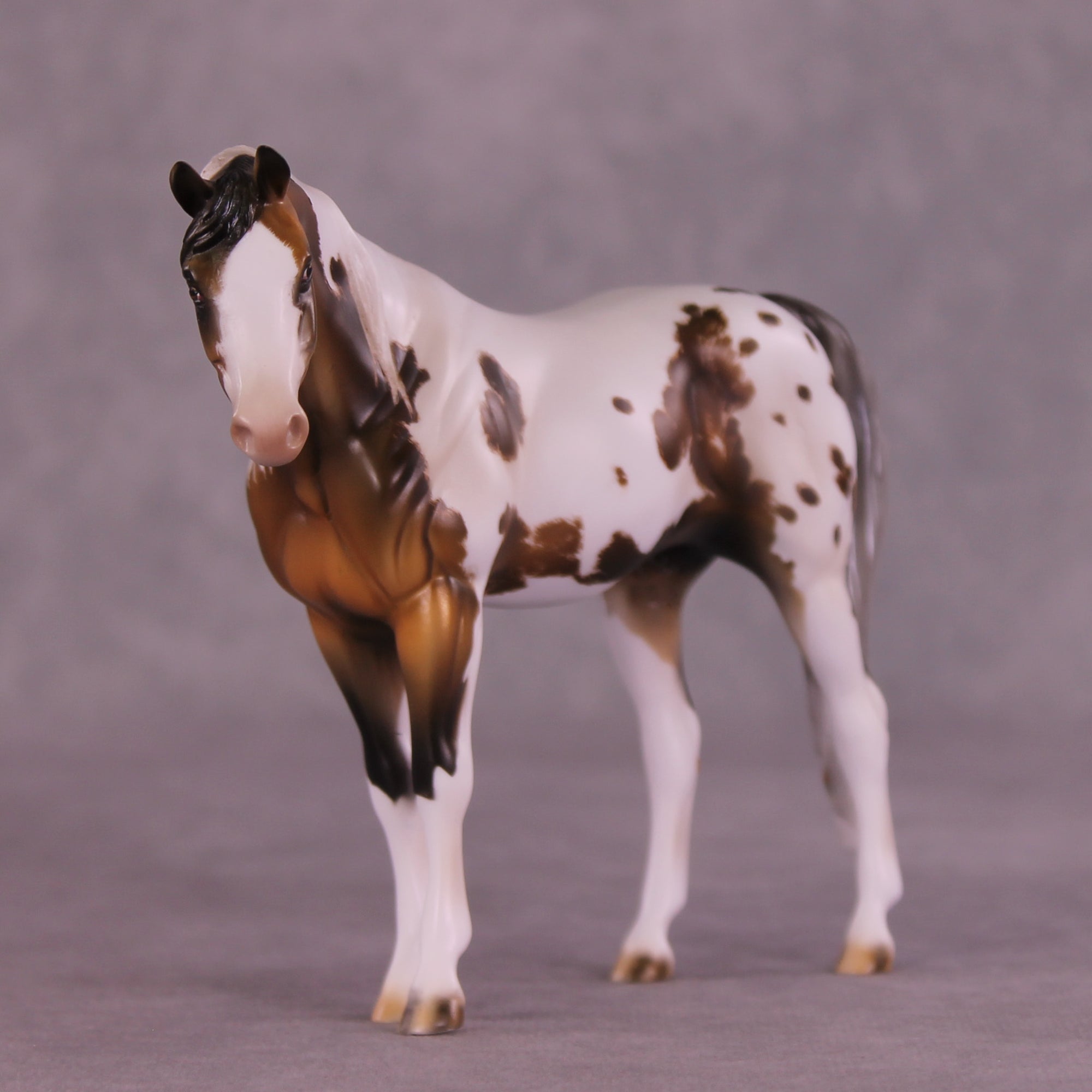 Tiger Swallow-Tail OOAK Pebble Arabian Mare by Mindy Berg SS925