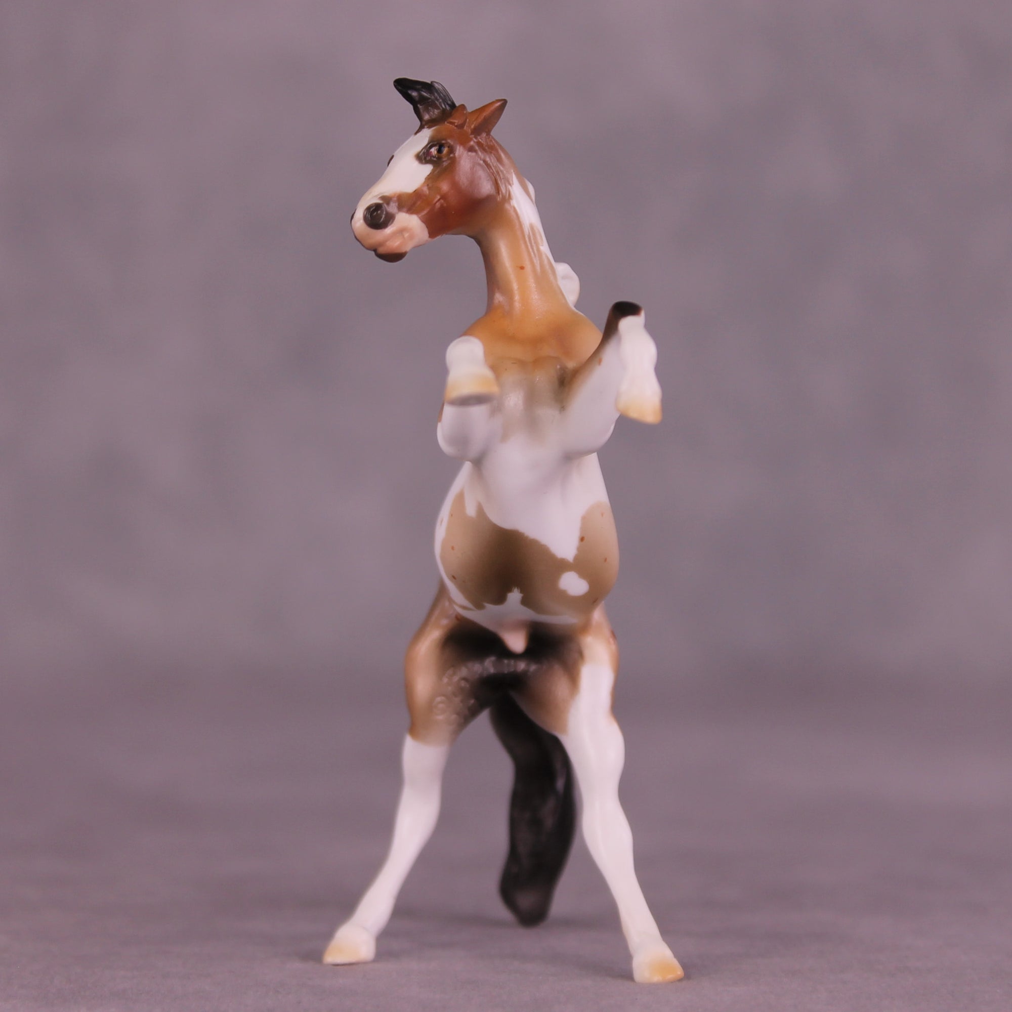 Red Rum OOAK Chip Rearing Horse by Mindy Berg SS925