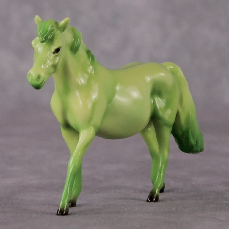 “National Take A Walk in a Park Day” Rock Chips: OOAK Pony Chip based on Olivine by Ellen Robbins