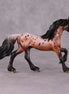 Interrupting Raisin LE-4 Red Roan Appaloosa Friesian Chip By Dawn Quick HS24