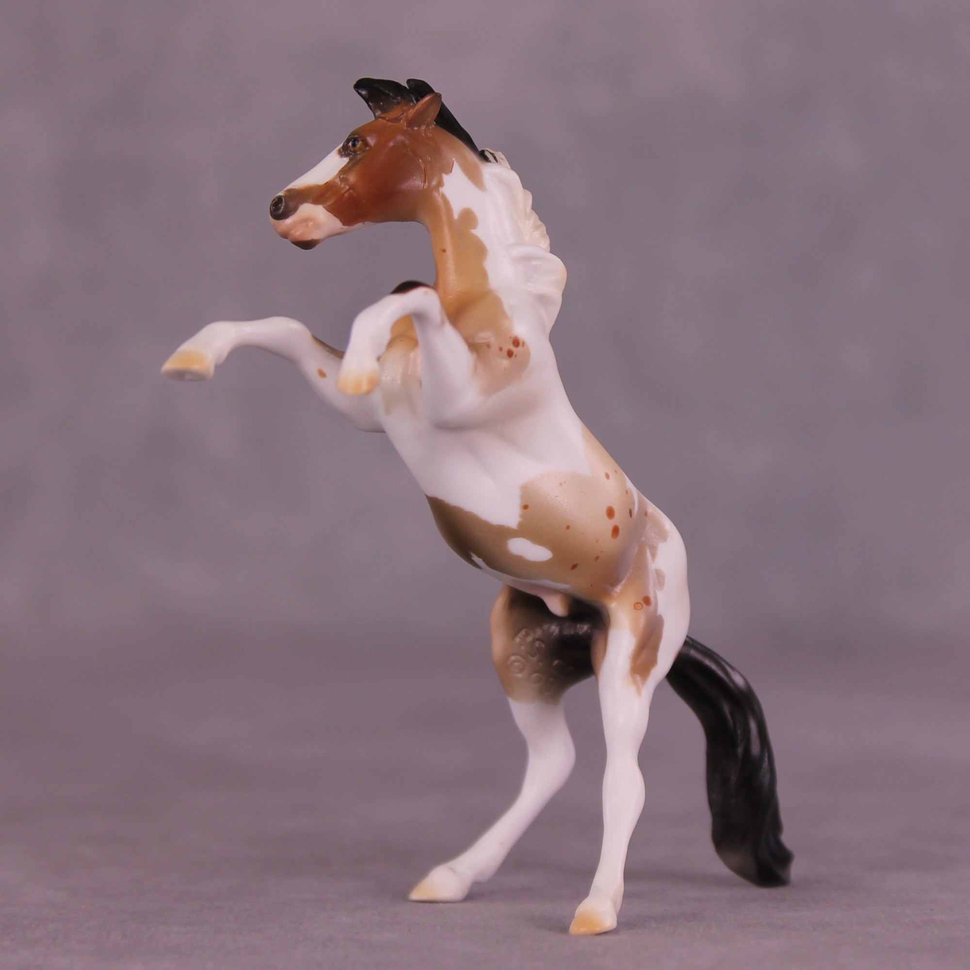Red Rum OOAK Chip Rearing Horse by Mindy Berg SS925