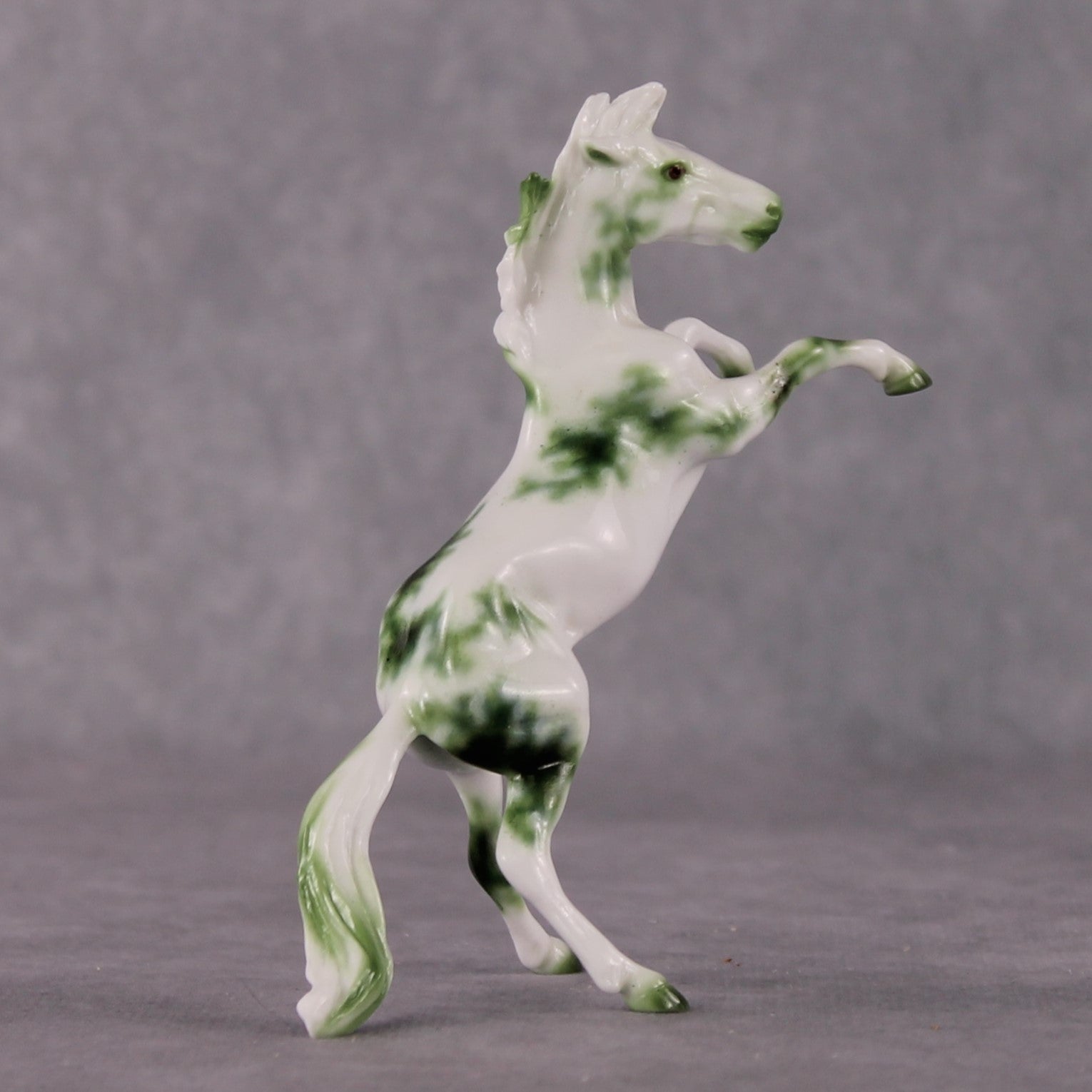 “National Take A Walk in a Park Day” Rock Chips: OOAK Rearing Chip based on Moss Agate by Ellen Robbins