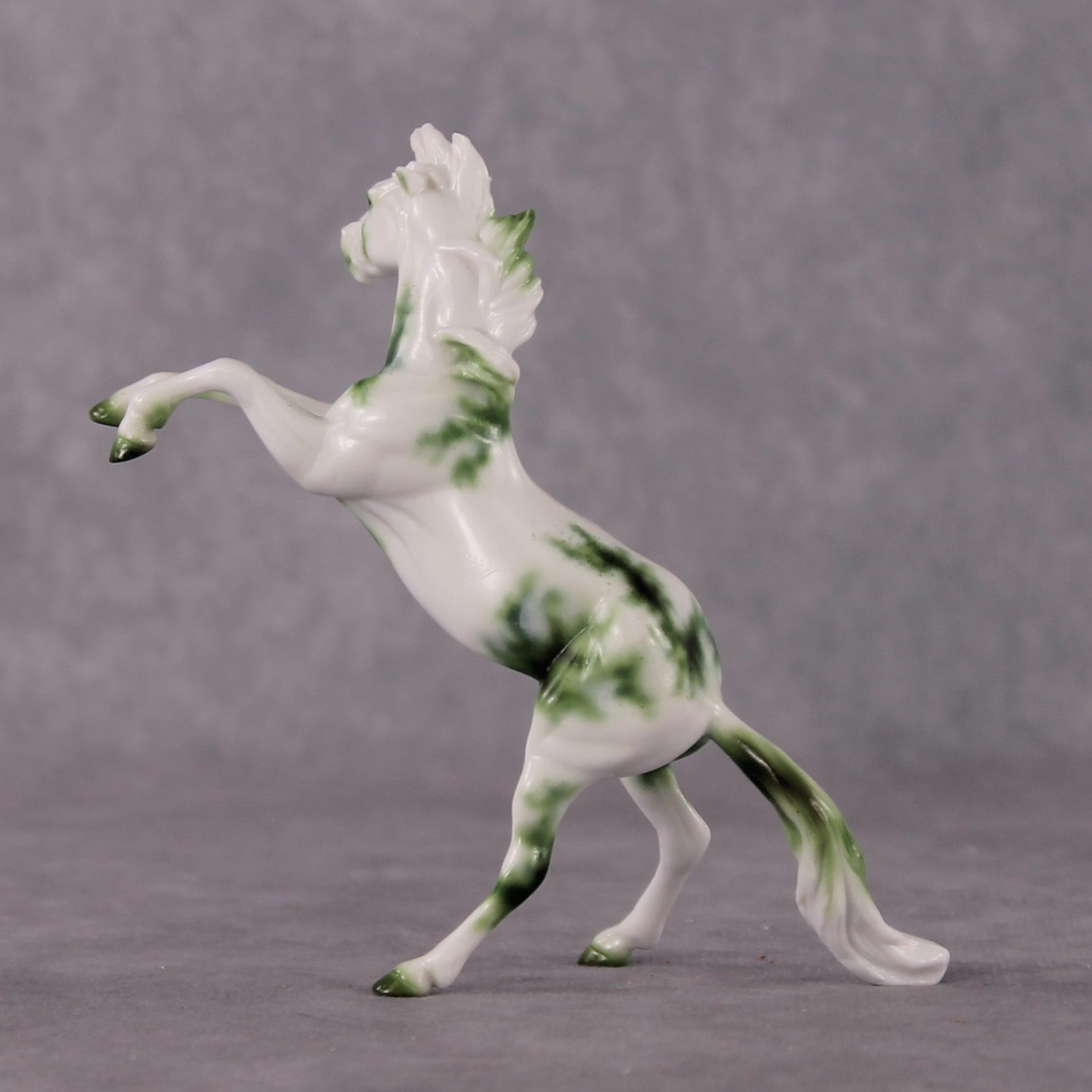 “National Take A Walk in a Park Day” Rock Chips: OOAK Rearing Chip based on Moss Agate by Ellen Robbins