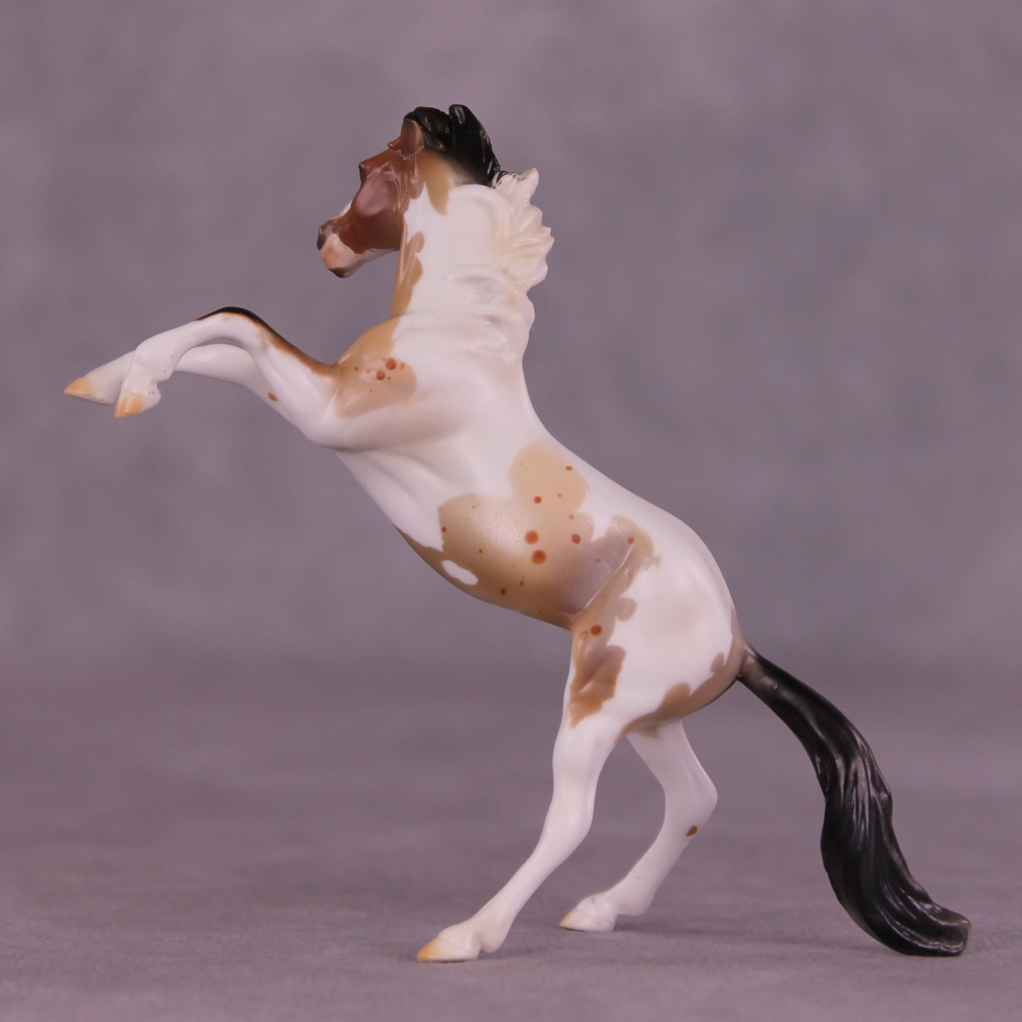Red Rum OOAK Chip Rearing Horse by Mindy Berg SS925